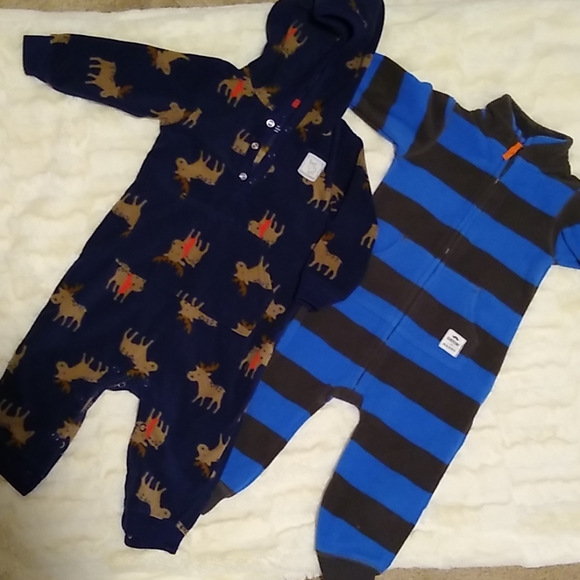 Carter's Other - Carter's boys fleece one pieces
